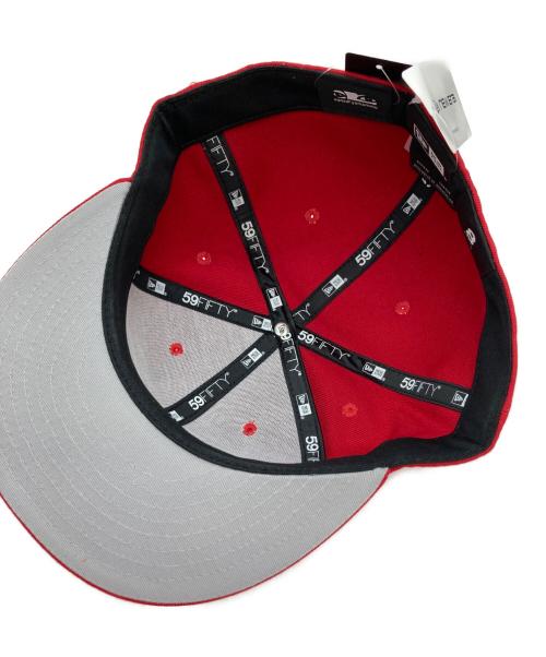 New Era（ニューエラ）New Era (ニューエラ) KANSAI YAMAMOTO (カンサイ ヤマモト) キャップ レッド サイズ:63.5cm 未使用品の古着・服飾アイテム