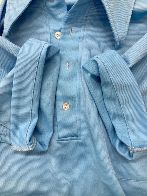 Hilton（ヒルトン）Hilton (ヒルトン) 70sボーリングポロシャツ ブルー サイズ:表記なしの古着・服飾アイテム