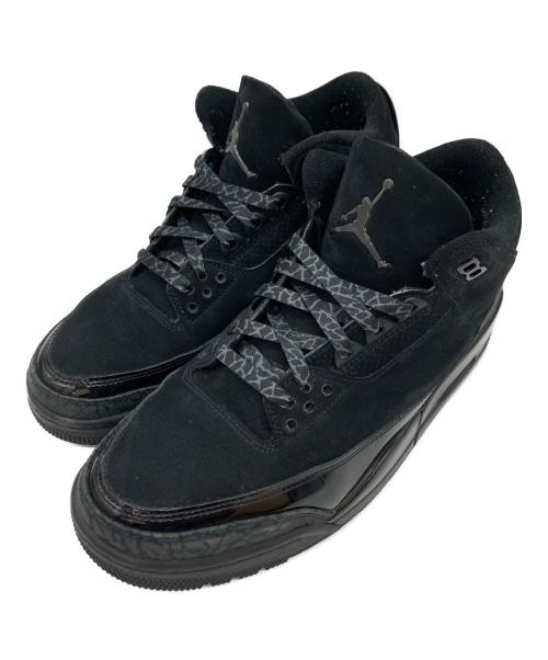 NIKE（ナイキ）NIKE (ナイキ) AIR JORDAN 3 RETRO/ハイカットスニーカー ブラック サイズ:27㎝の古着・服飾アイテム