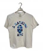 A BATHING APEアベイシングエイプ）の古着「プリントTシャツ」｜ホワイト