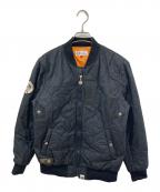 Aape BY A BATHING APEエーエイプ バイ アベイシングエイプ）の古着「MA-1ジャケット」｜ブラック