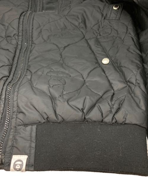 Aape BY A BATHING APE（エーエイプ バイ アベイシングエイプ）Aape BY A BATHING APE (エーエイプ バイ アベイシングエイプ) MA-1ジャケット ブラック サイズ:Mの古着・服飾アイテム