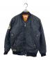 Aape BY A BATHING APE（エーエイプ バイ アベイシングエイプ）の古着「MA-1ジャケット」｜ブラック