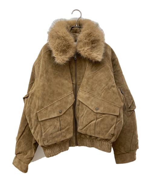 SLY（スライ）SLY (スライ) WASHED PUFFER ブルゾン ブラウン サイズ:Freeの古着・服飾アイテム