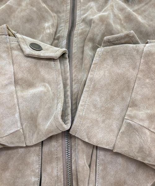 SLY（スライ）SLY (スライ) WASHED PUFFER ブルゾン ブラウン サイズ:Freeの古着・服飾アイテム
