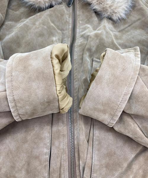 SLY（スライ）SLY (スライ) WASHED PUFFER ブルゾン ブラウン サイズ:Freeの古着・服飾アイテム