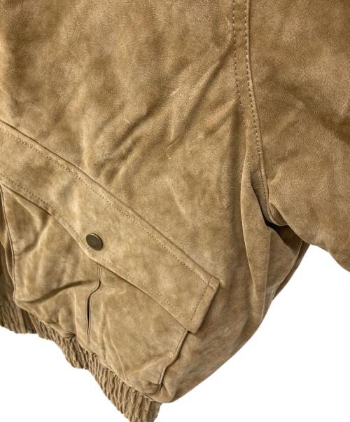 SLY（スライ）SLY (スライ) WASHED PUFFER ブルゾン ブラウン サイズ:Freeの古着・服飾アイテム