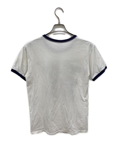 USED（ユーズド）USED (ユーズド) リンガーTシャツ ホワイト サイズ:表記なしの古着・服飾アイテム