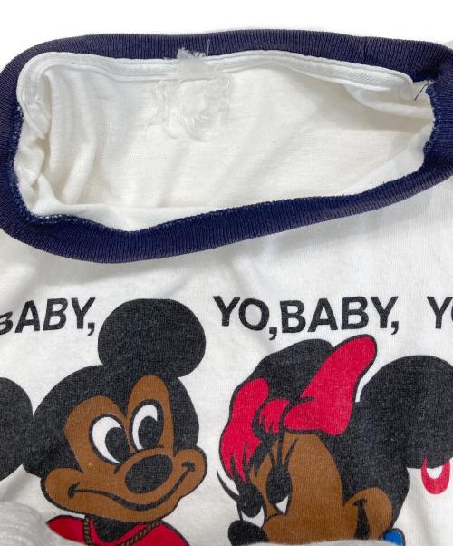 USED（ユーズド）USED (ユーズド) リンガーTシャツ ホワイト サイズ:表記なしの古着・服飾アイテム