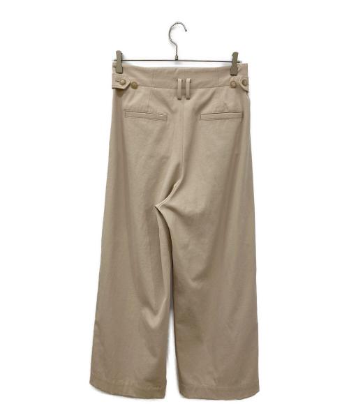BALLSEY（ボールジィ）BALLSEY (ボールジィ) 2-wayストレッチ イージーセミワイドパンツ ベージュ サイズ:36の古着・服飾アイテム