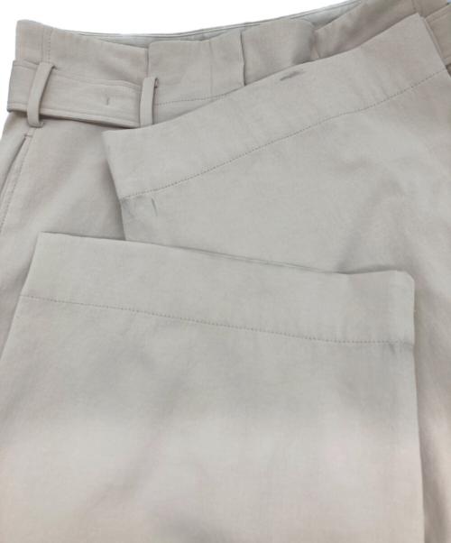 BALLSEY（ボールジィ）BALLSEY (ボールジィ) 2-wayストレッチ イージーセミワイドパンツ ベージュ サイズ:36の古着・服飾アイテム