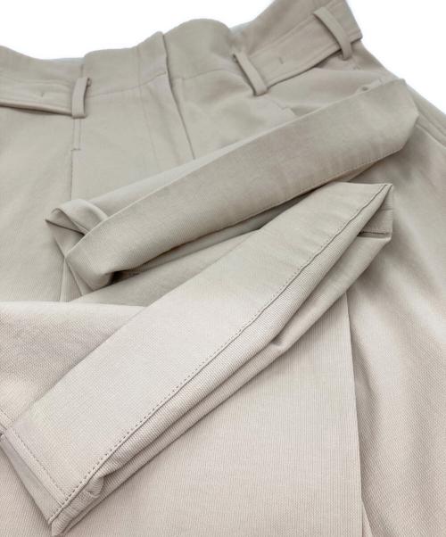 BALLSEY（ボールジィ）BALLSEY (ボールジィ) 2-wayストレッチ イージーセミワイドパンツ ベージュ サイズ:36の古着・服飾アイテム