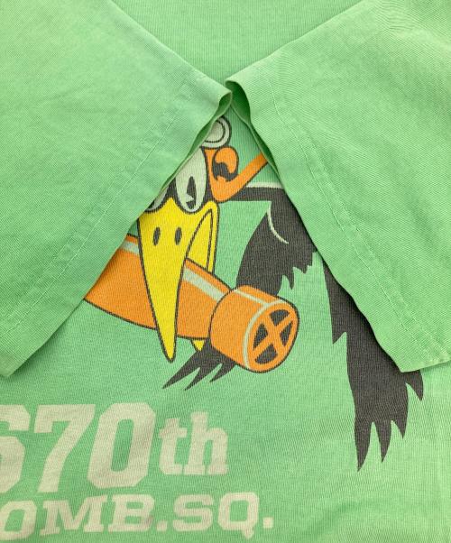BUZZ RICKSON'S（バズリクソンズ）BUZZ RICKSON'S (バズリクソンズ) プリントTシャツ グリーン サイズ:Ⅿの古着・服飾アイテム