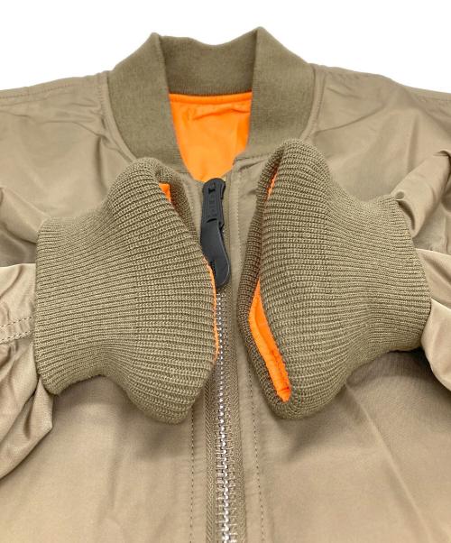 ALPHA（アルファ）ALPHA (アルファ) MA-1ジャケット ブラウン サイズ:XLの古着・服飾アイテム
