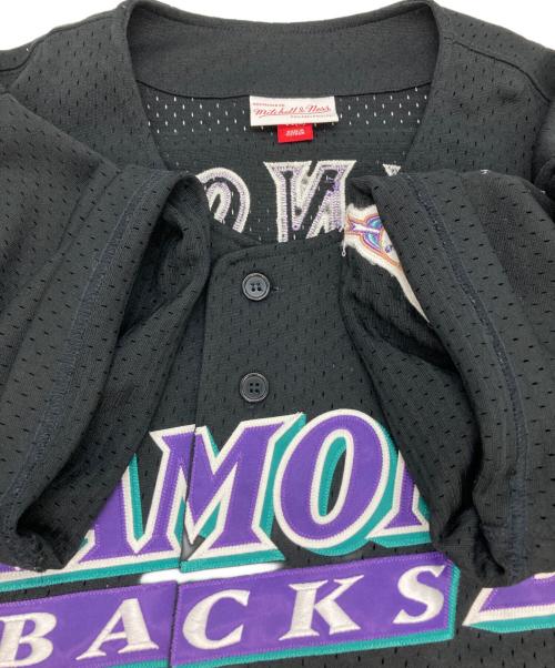 MITCHELL & NESS（ミッチェルアンドネス）MITCHELL & NESS (ミッチェルアンドネス) ベースボールシャツ ブラック サイズ:44の古着・服飾アイテム