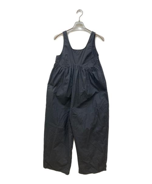 anuke（アンヌーク）anuke (アンヌーク) Cotton Gather Combinaison/オールインワン ブラック サイズ:38の古着・服飾アイテム