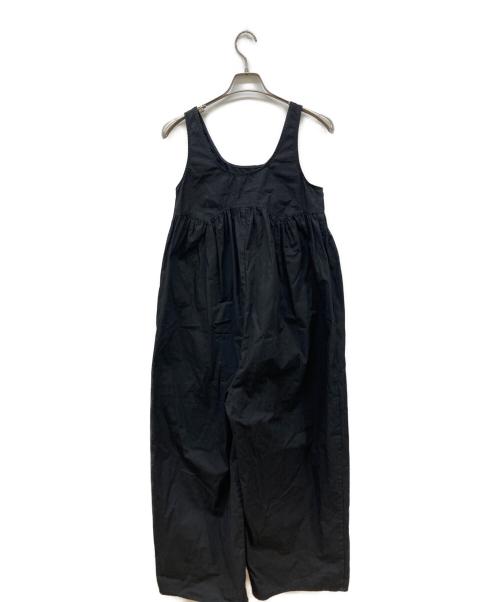 anuke（アンヌーク）anuke (アンヌーク) Cotton Gather Combinaison/オールインワン ブラック サイズ:38の古着・服飾アイテム