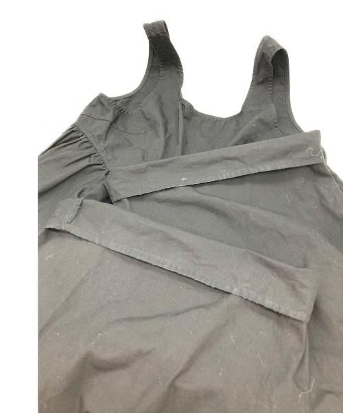 anuke（アンヌーク）anuke (アンヌーク) Cotton Gather Combinaison/オールインワン ブラック サイズ:38の古着・服飾アイテム
