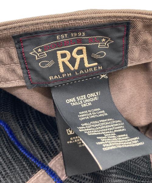 RRL（ダブルアールエル）RRL (ダブルアールエル) トラッカーキャップ ブラウン サイズ:58cmの古着・服飾アイテム
