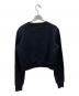 DIESEL (ディーゼル) クロップドスウェット ブラック サイズ:Ⅼ：7000円