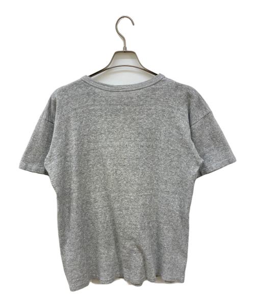 Champion（チャンピオン）Champion (チャンピオン) 2段プリントTシャツ グレー サイズ:Ｌの古着・服飾アイテム