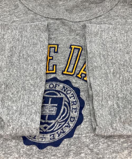 Champion（チャンピオン）Champion (チャンピオン) 2段プリントTシャツ グレー サイズ:Ｌの古着・服飾アイテム