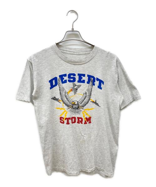 USED（ユーズド）USED (ユーズド) プリントTシャツ グレー サイズ:表記なしの古着・服飾アイテム