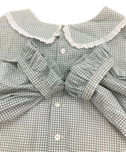 PINK HOUSE（ピンクハウス）PINK HOUSE (ピンクハウス) ギンガムチェックワンピース グリーン サイズ:-の古着・服飾アイテム