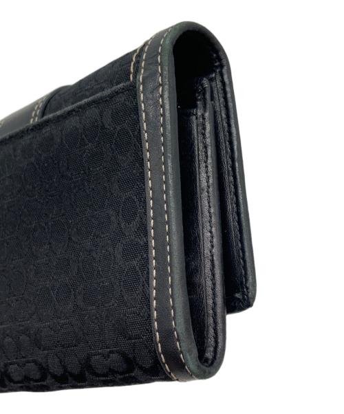COACH（コーチ）COACH (コーチ) ソーホー/シグネチャー2つ折り財布 ブラックの古着・服飾アイテム
