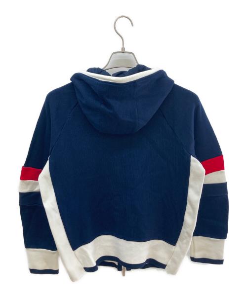 Thom Browne（トムブラウン）Thom Browne (トムブラウン) ダブルジップニットパーカー ネイビー サイズ:2の古着・服飾アイテム