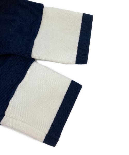 Thom Browne（トムブラウン）Thom Browne (トムブラウン) ダブルジップニットパーカー ネイビー サイズ:2の古着・服飾アイテム