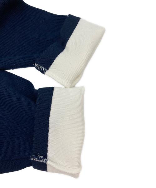 Thom Browne（トムブラウン）Thom Browne (トムブラウン) ダブルジップニットパーカー ネイビー サイズ:2の古着・服飾アイテム