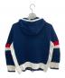 Thom Browne (トムブラウン) ダブルジップニットパーカー ネイビー サイズ:2：27000円