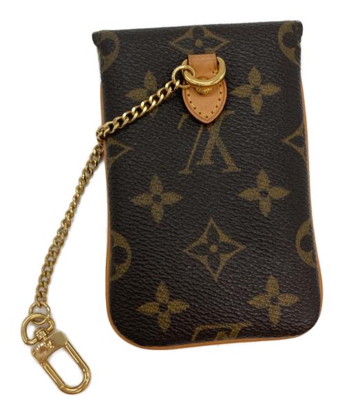 LOUIS VUITTON（ルイ ヴィトン）LOUIS VUITTON (ルイ ヴィトン) エテュイ・テレフォンヌMM/フォンケース ブラウン サイズ:-の古着・服飾アイテム