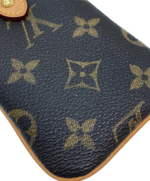 LOUIS VUITTON（ルイ ヴィトン）LOUIS VUITTON (ルイ ヴィトン) エテュイ・テレフォンヌMM/フォンケース ブラウン サイズ:-の古着・服飾アイテム