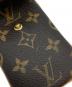 中古・古着 LOUIS VUITTON (ルイ ヴィトン) エテュイ・テレフォンヌMM/フォンケース ブラウン サイズ:-：30000円