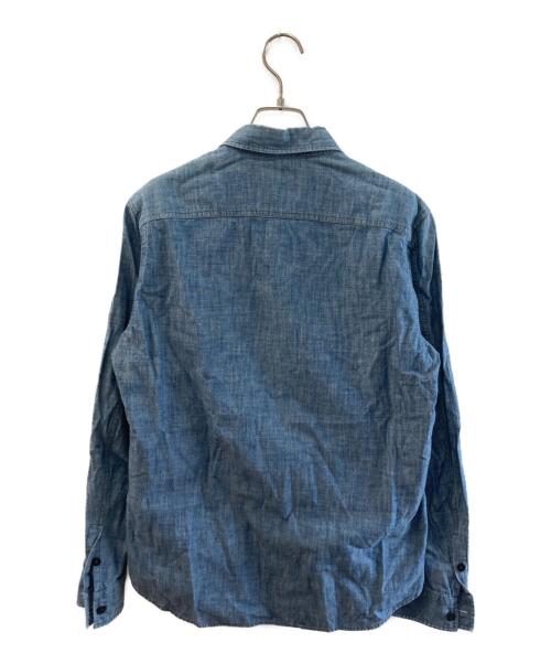 STONE ISLAND（ストーンアイランド）STONE ISLAND (ストーンアイランド) 長袖シャツ ブルー サイズ:Mの古着・服飾アイテム