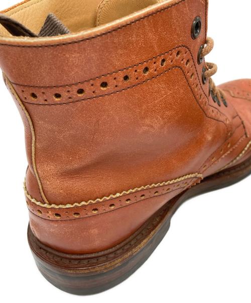 Tricker's（トリッカーズ）Tricker's (トリッカーズ) ウィングチップブーツ ブラウン サイズ:UK9Tの古着・服飾アイテム