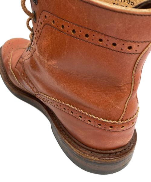Tricker's（トリッカーズ）Tricker's (トリッカーズ) ウィングチップブーツ ブラウン サイズ:UK9Tの古着・服飾アイテム