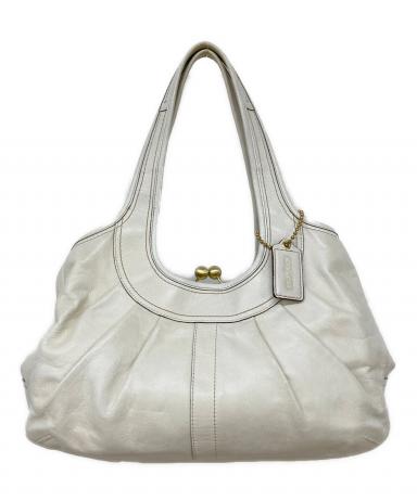 中古・古着通販】COACH (コーチ) ワンショルダーバッグ ホワイト