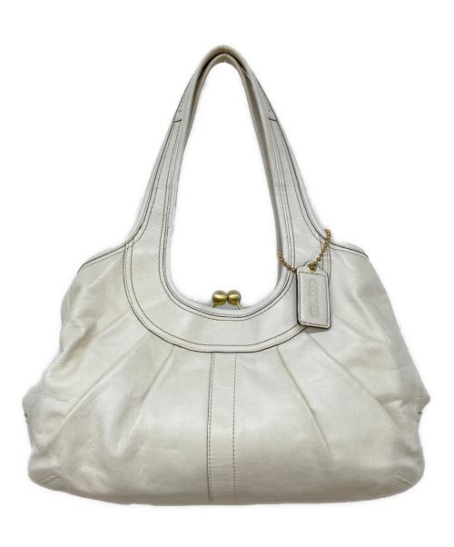 COACH（コーチ）COACH (コーチ) ワンショルダーバッグ ホワイトの古着・服飾アイテム