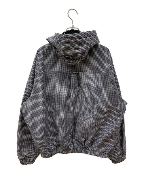 UMBRO（アンブロ）UMBRO (アンブロ) slamjam GINGHAM MASKED SHIRT/シャツパーカー ブラウン×ブラック サイズ:Ｌの古着・服飾アイテム