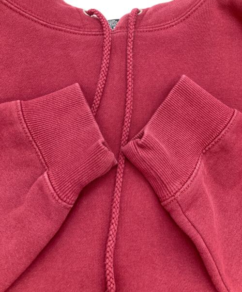 stussy（ステューシー）stussy (ステューシー) Basic Stussy Hoodie/パーカー レッド サイズ:Mの古着・服飾アイテム