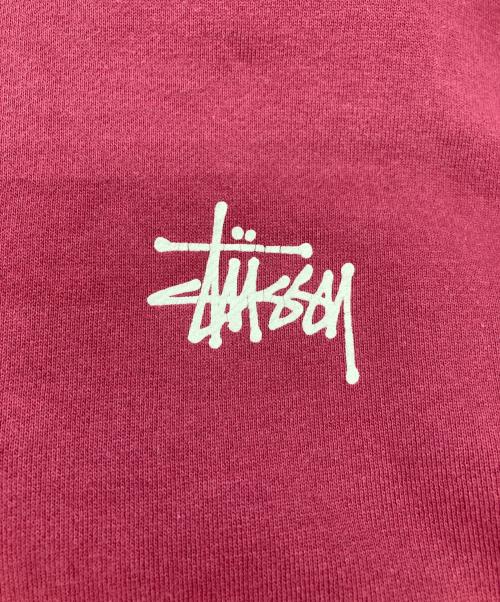 stussy（ステューシー）stussy (ステューシー) Basic Stussy Hoodie/パーカー レッド サイズ:Mの古着・服飾アイテム