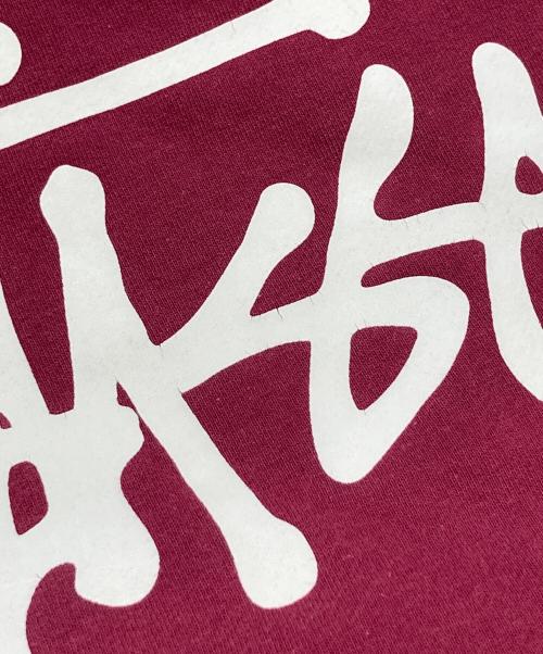 stussy（ステューシー）stussy (ステューシー) Basic Stussy Hoodie/パーカー レッド サイズ:Mの古着・服飾アイテム