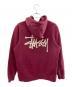 stussy (ステューシー) Basic Stussy Hoodie/パーカー レッド サイズ:M：7000円