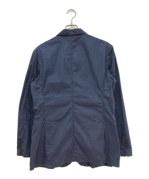 Engineered Garments（エンジニアド ガーメンツ）Engineered Garments (エンジニアド ガーメンツ) ドット柄ジャケット ネイビー サイズ:Mの古着・服飾アイテム