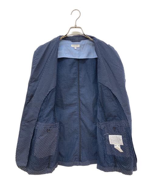 Engineered Garments（エンジニアド ガーメンツ）Engineered Garments (エンジニアド ガーメンツ) ドット柄ジャケット ネイビー サイズ:Mの古着・服飾アイテム