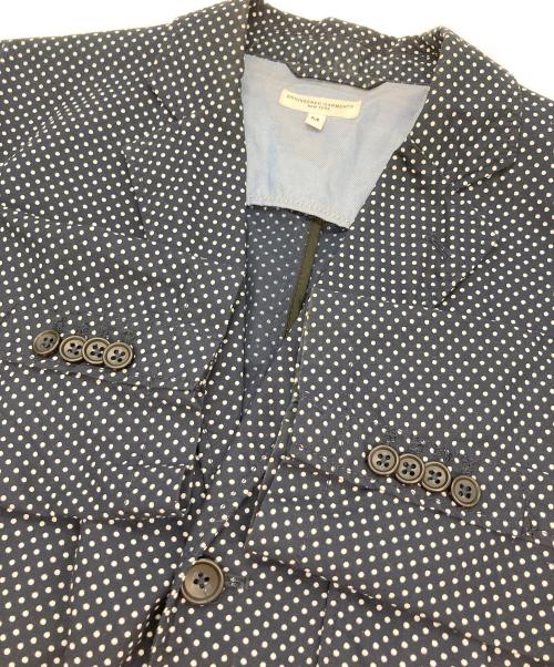 Engineered Garments（エンジニアド ガーメンツ）Engineered Garments (エンジニアド ガーメンツ) ドット柄ジャケット ネイビー サイズ:Mの古着・服飾アイテム
