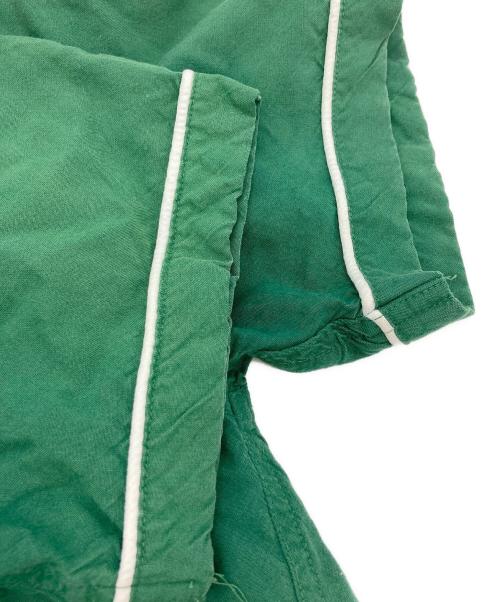 HOUSTON（ヒューストン）HOUSTON (ヒューストン) オープンカラーカジノボーリングシャツ グリーン サイズ:Mの古着・服飾アイテム